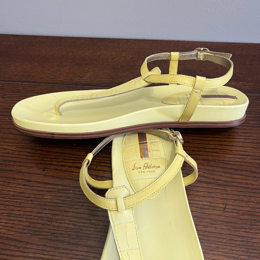 Sam Edelman Yellow Sandals - Picture 4 of 7
